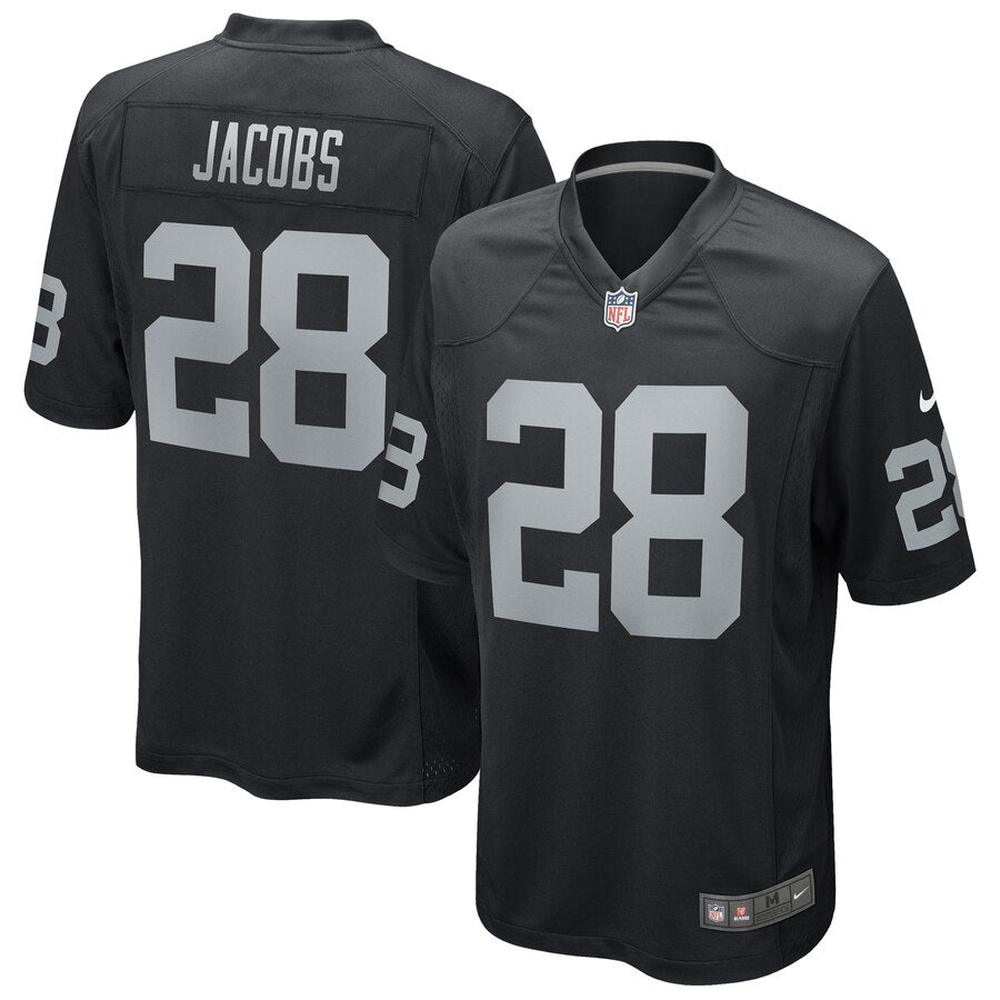 Josh Jacobs Las Vegas Raiders Nike Game Jersey Black