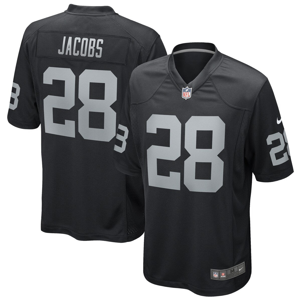 Josh Jacobs Las Vegas Raiders Nike Game Player Jersey Black