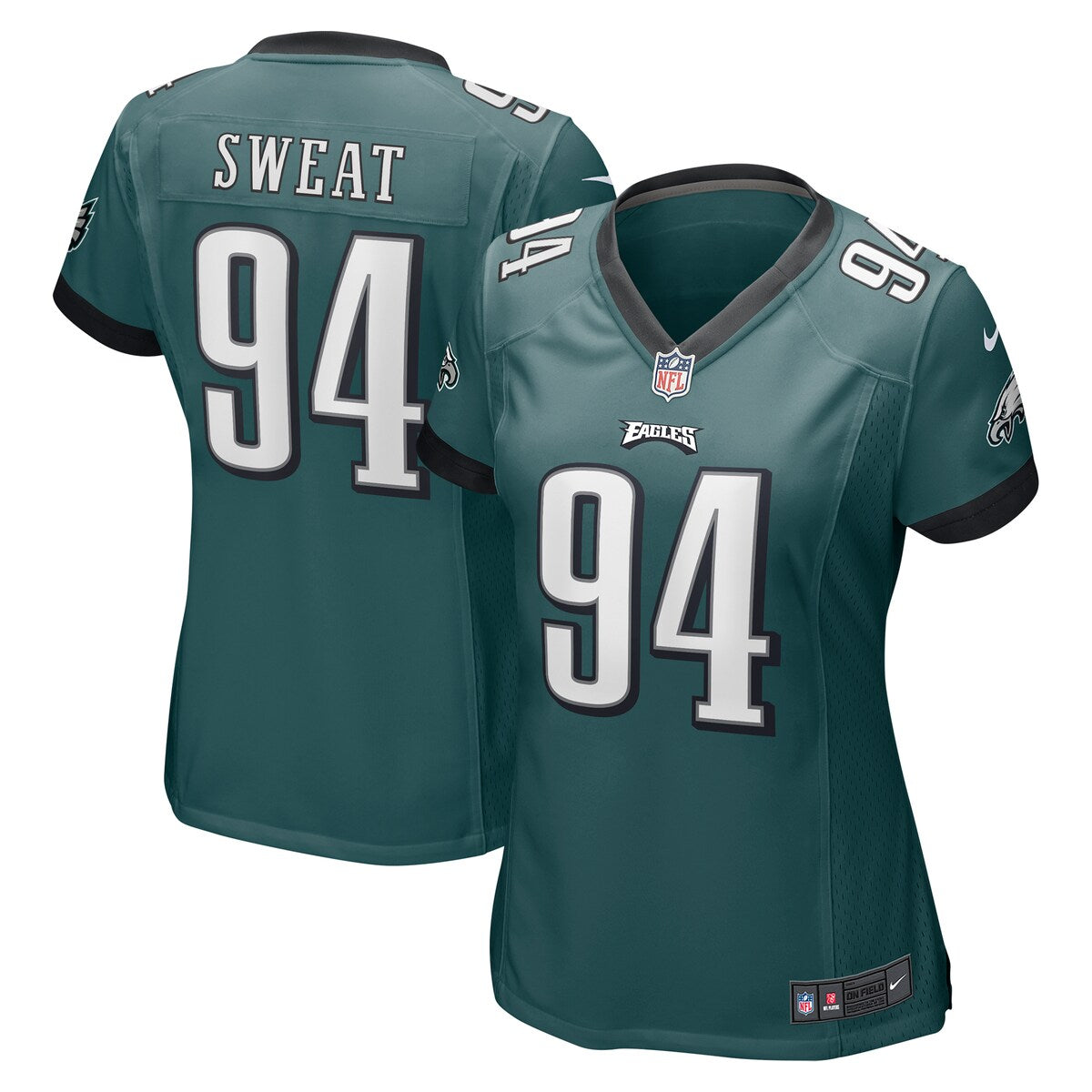 Josh Sweat Philadelphia Eagles Nike Womens Game Jersey Midnight Green