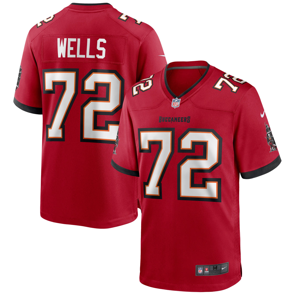 Josh Wells Tampa Bay Buccaneers Nike Game Jersey Red