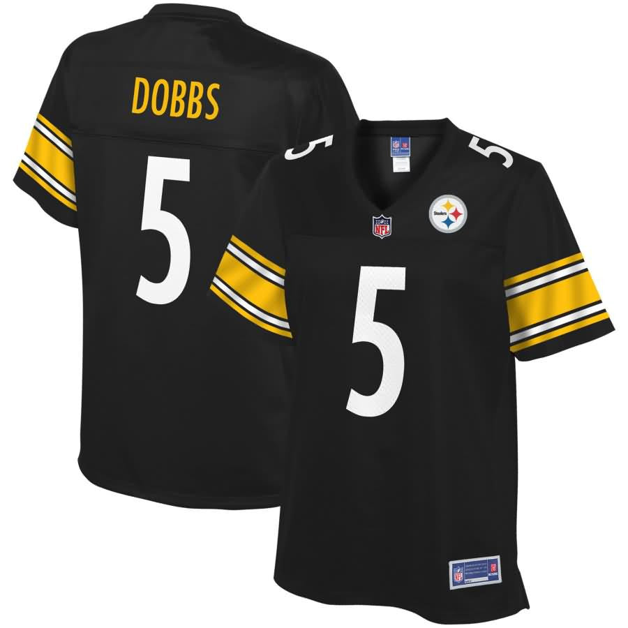 Joshua Dobbs Pittsburgh Steelers Nfl Pro Line Womens Team Color Player Jersey Black