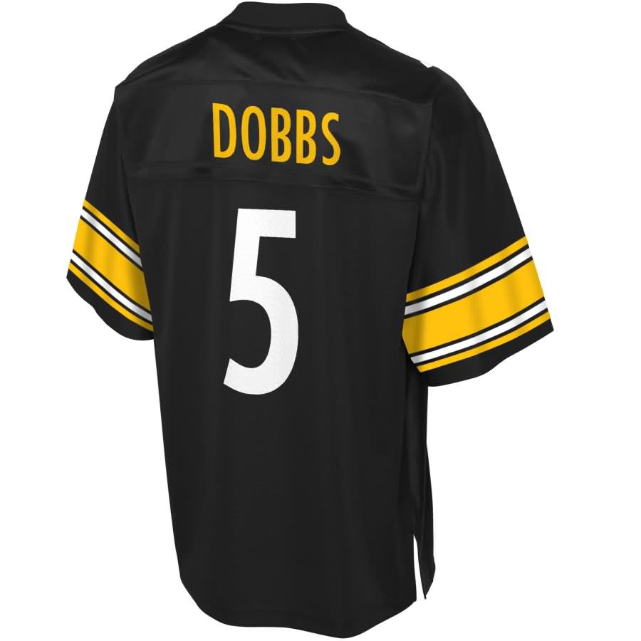 Joshua Dobbs Pittsburgh Steelers Nfl Pro Line Youth Team Color Player Jersey Black