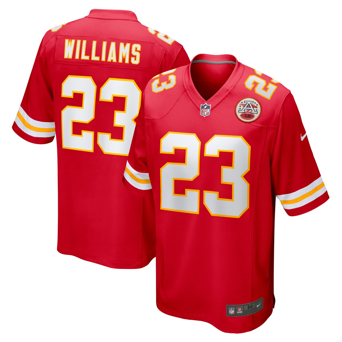 Joshua Williams Kansas City Chiefs Nike Game Player Jersey Red