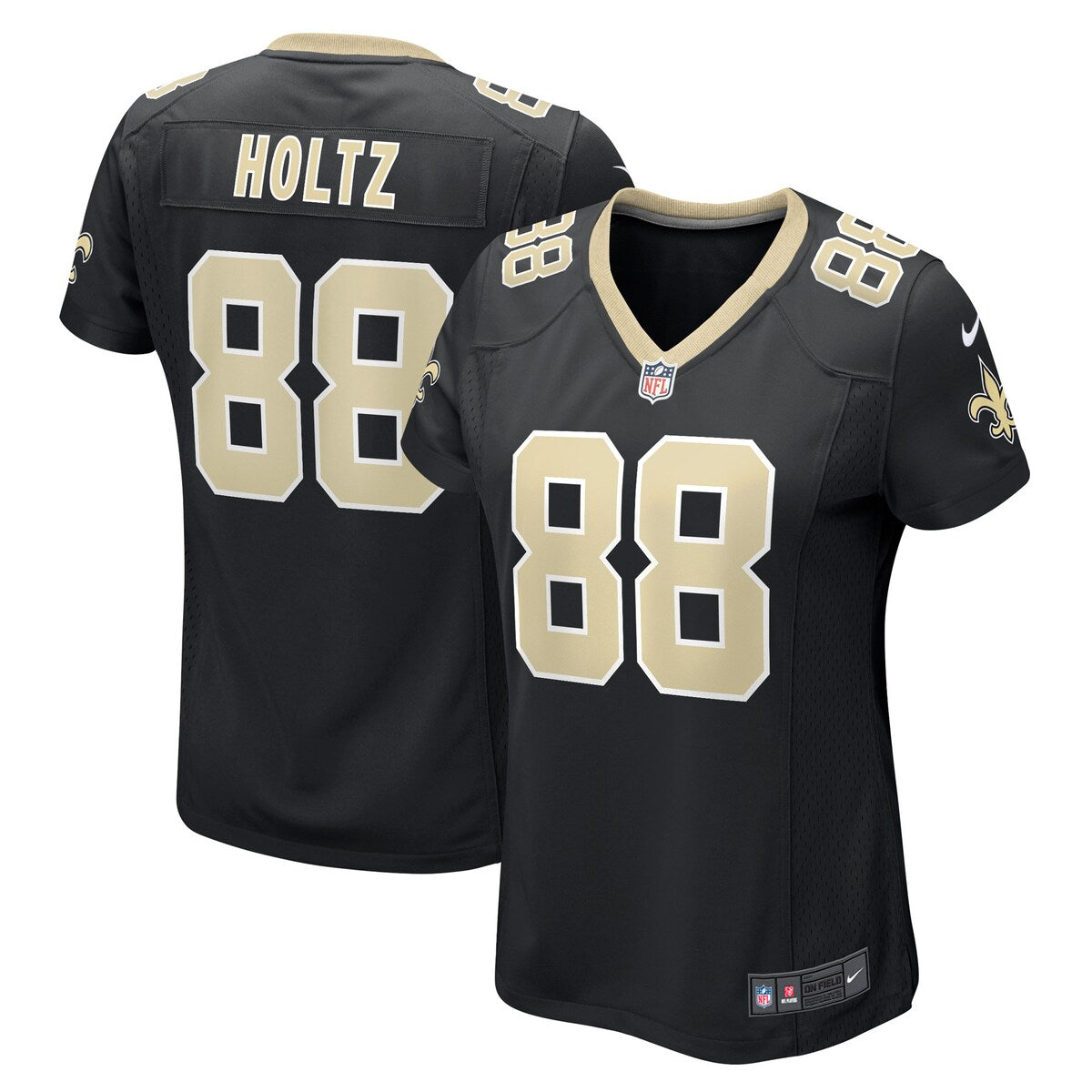 Jp Holtz New Orleans Saints Nike Womens Game Player Jersey Black