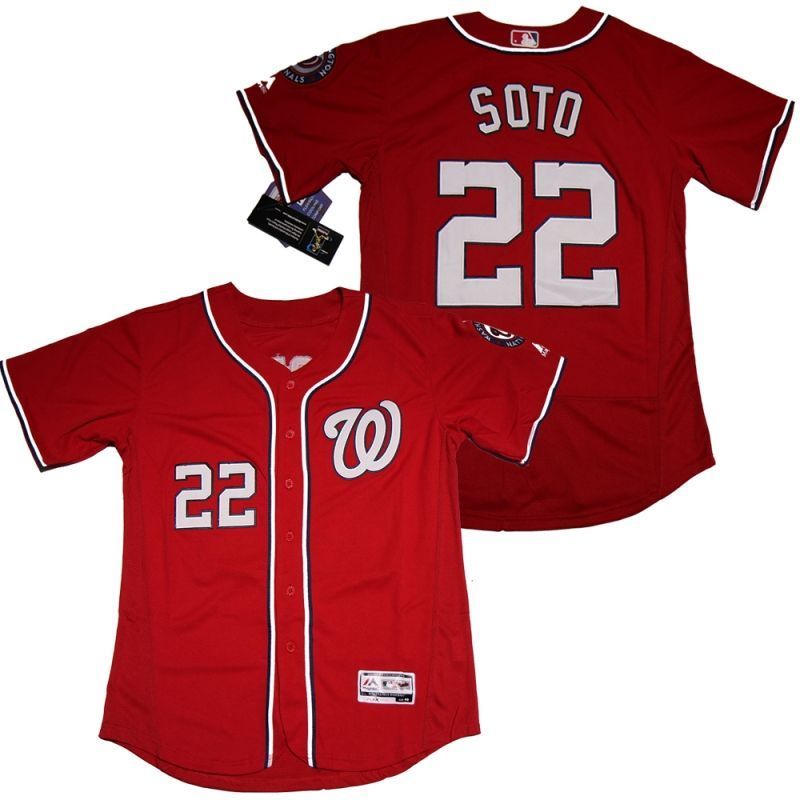 Juan Soto 22 Washington Nationals 2020 Mlb Red Jersey