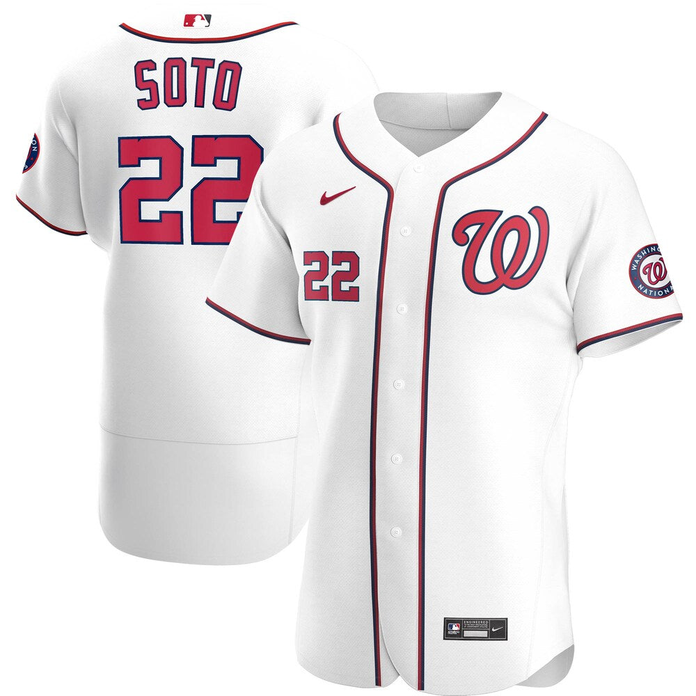 Juan Soto Washington Nationals Nike Home 2020 Player Jersey White Color