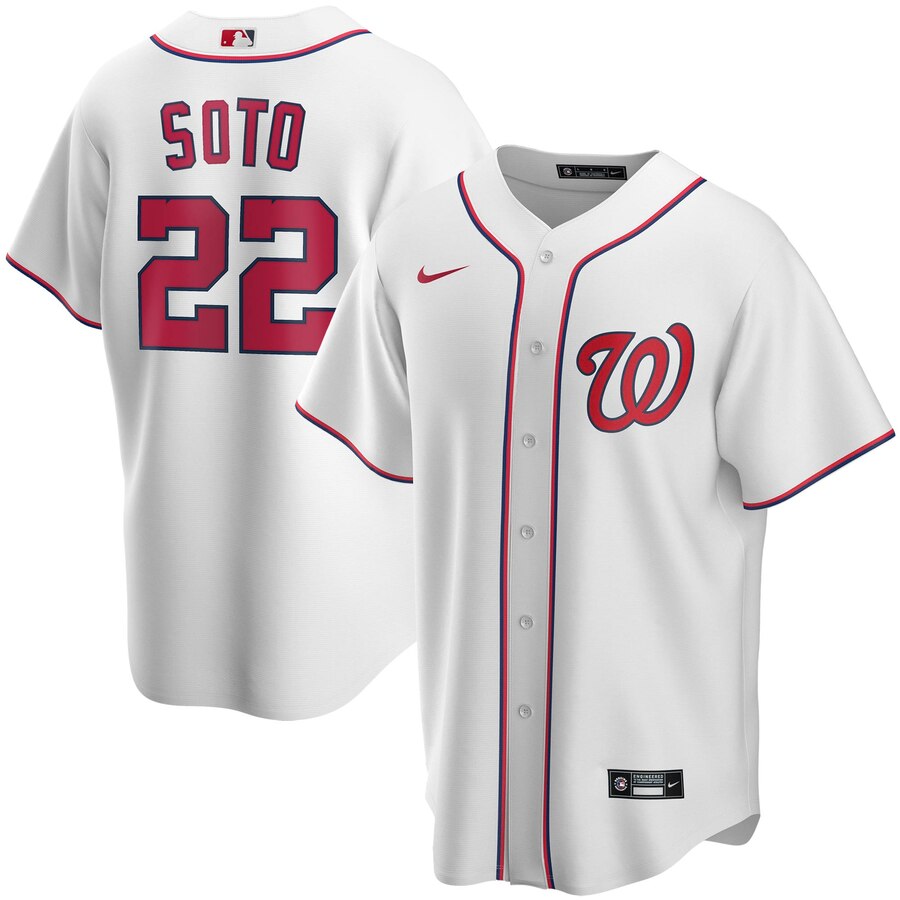 Juan Soto Washington Nationals Nike Home 2020 Replica Player Jersey White