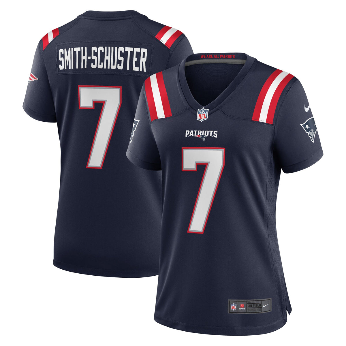 Juju Smith schuster New England Patriots Nike Womens Game Player Jersey Navy