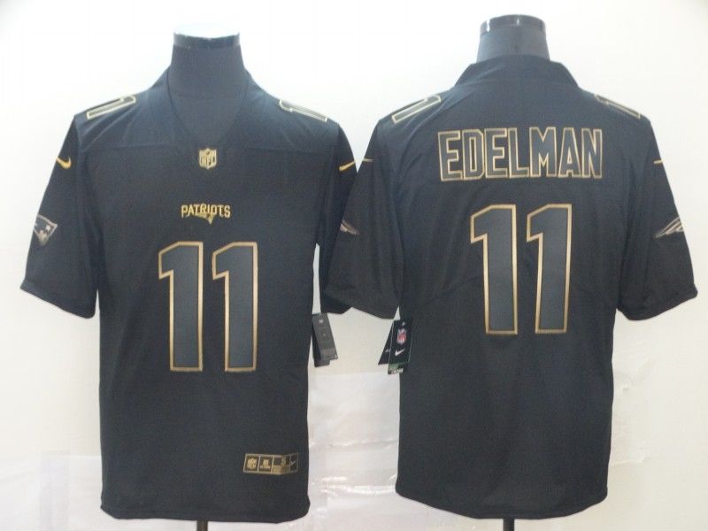 Julian Brandedelman 11 New England Patriots Nfl Explosion Legendary Gold Black Jersey