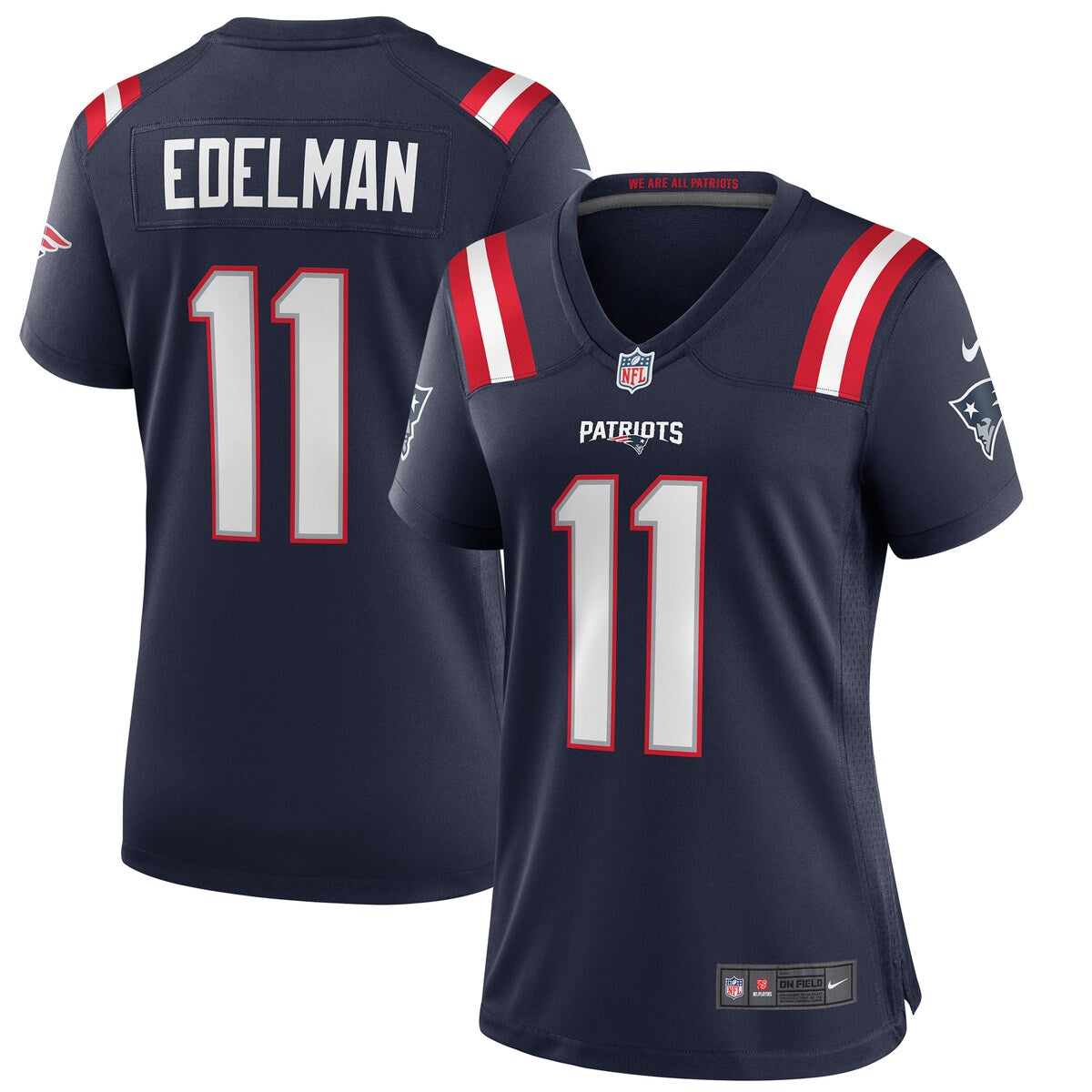 Julian Edelman New England Patriots Nike Womens Game Jersey Navy