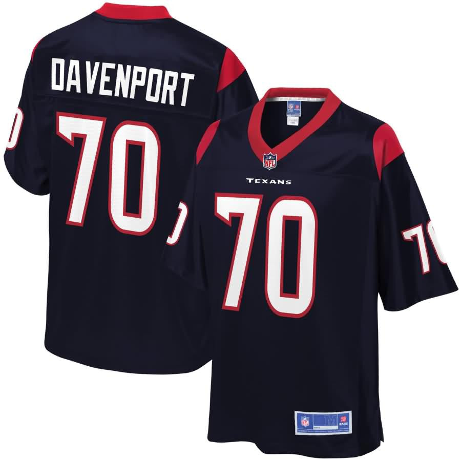 Julin Davenport Houston Texans Nfl Pro Line Youth Team Color Player Jersey Navy