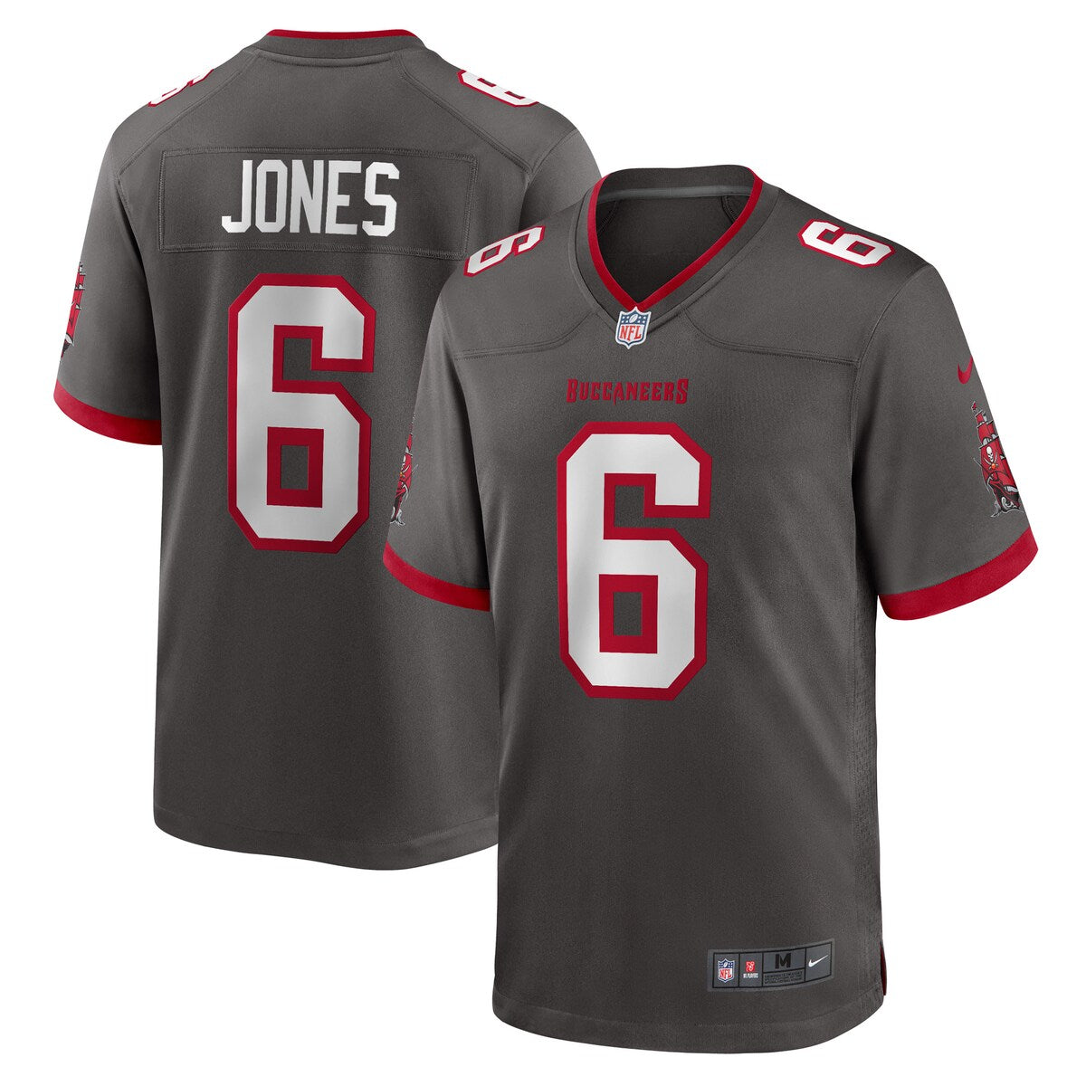 Julio Jones Tampa Bay Buccaneers Nike Player Game Jersey Pewter