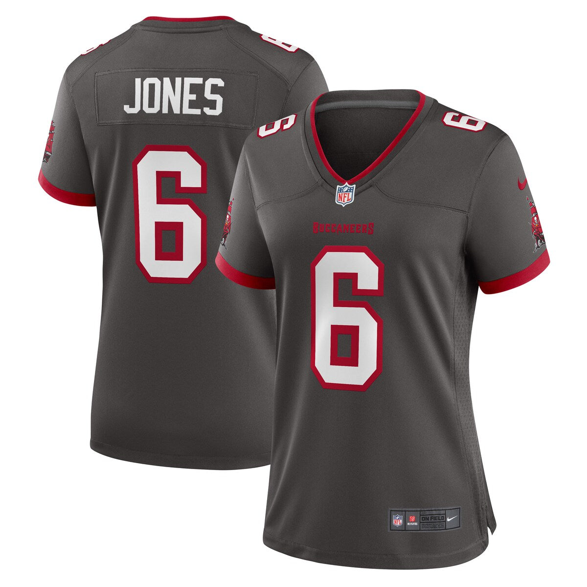 Julio Jones Tampa Bay Buccaneers Nike Womens Player Game Jersey Pewter