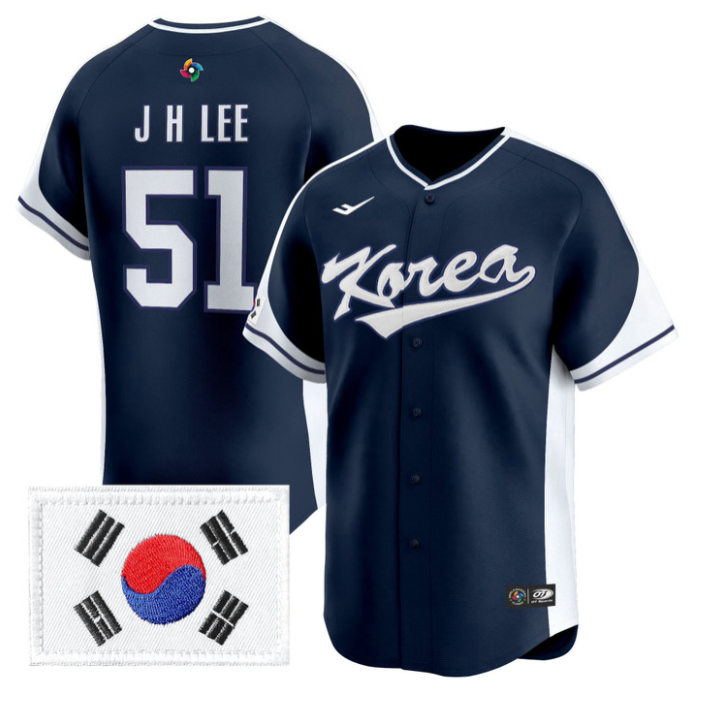 Jung-Hoo Lee Jersey #51 Team Korea 2026 World Baseball Classic Stitched