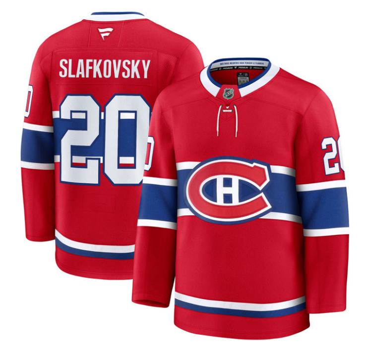Juraj Slafkovsky Jersey #20 Montreal Canadiens Timeless Premium Stitched 2025 Ho