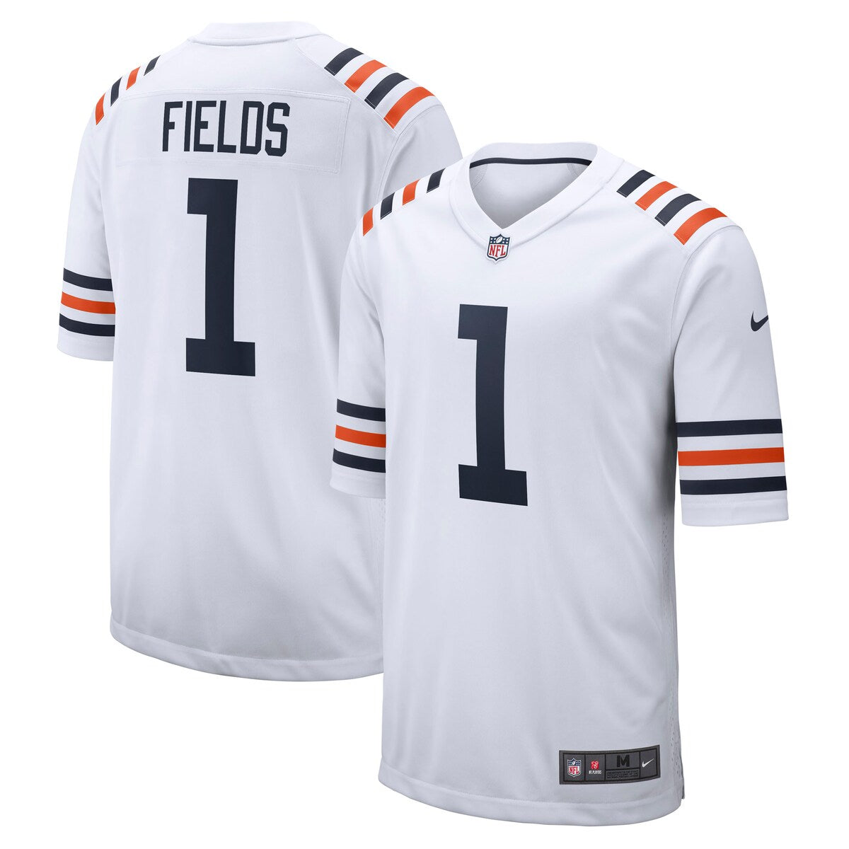 Justin Fields Chicago Bears Nike 2021 Nfl Draft First Round Pick Alternate Classic Game Jersey White
