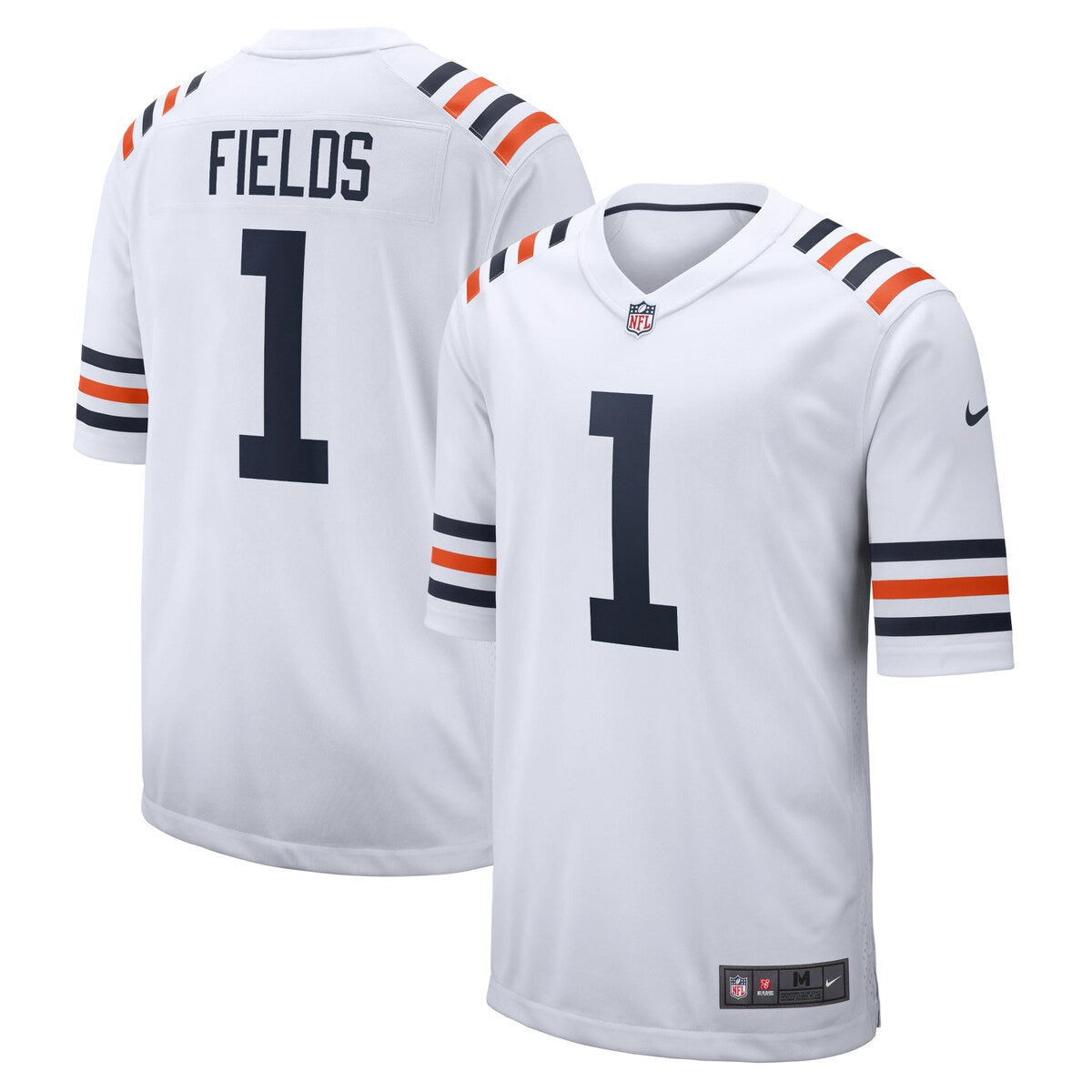 Justin Fields Chicago Bears Nike Alternate Game Jersey White
