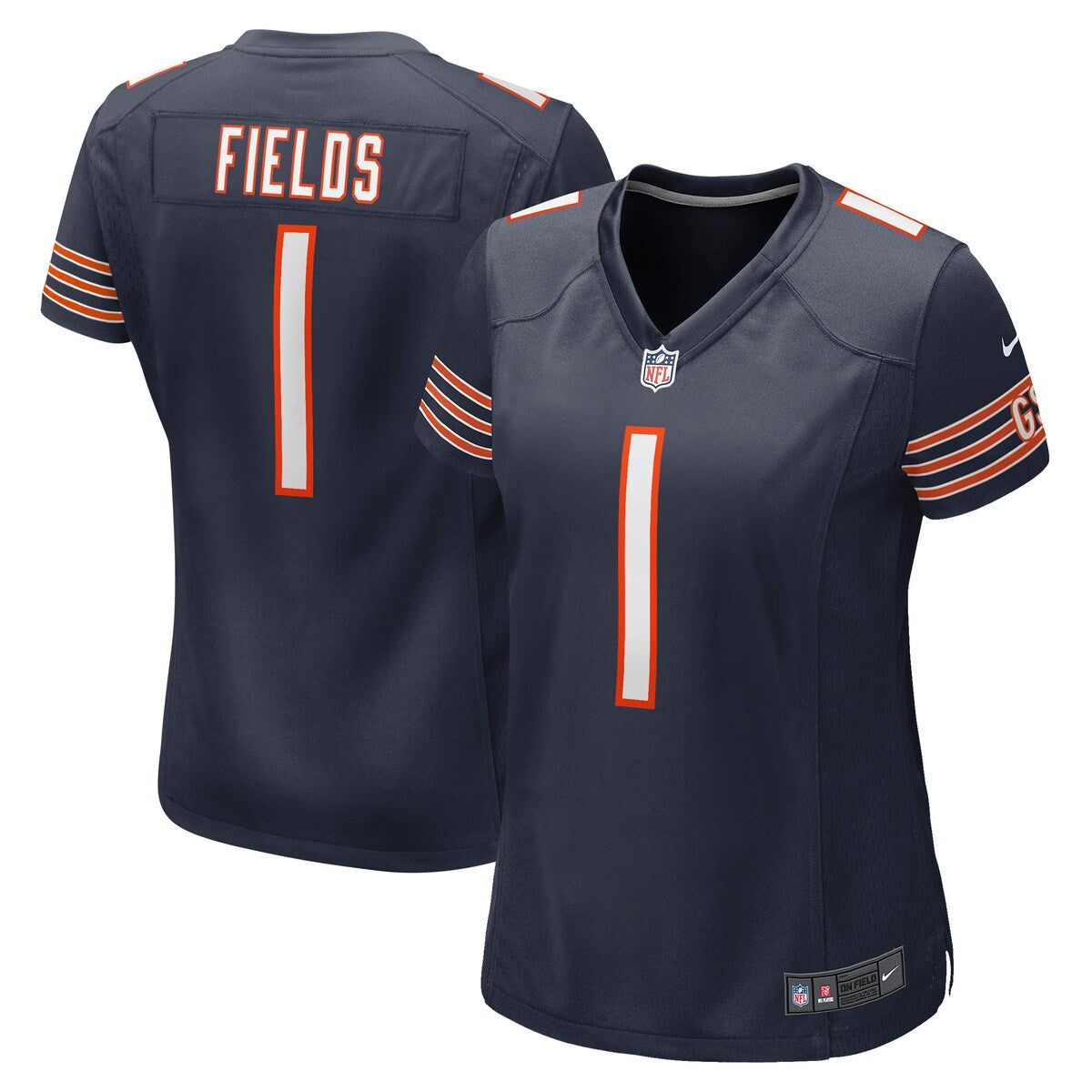 Justin Fields Chicago Bears Nike Womens Game Jersey Navy