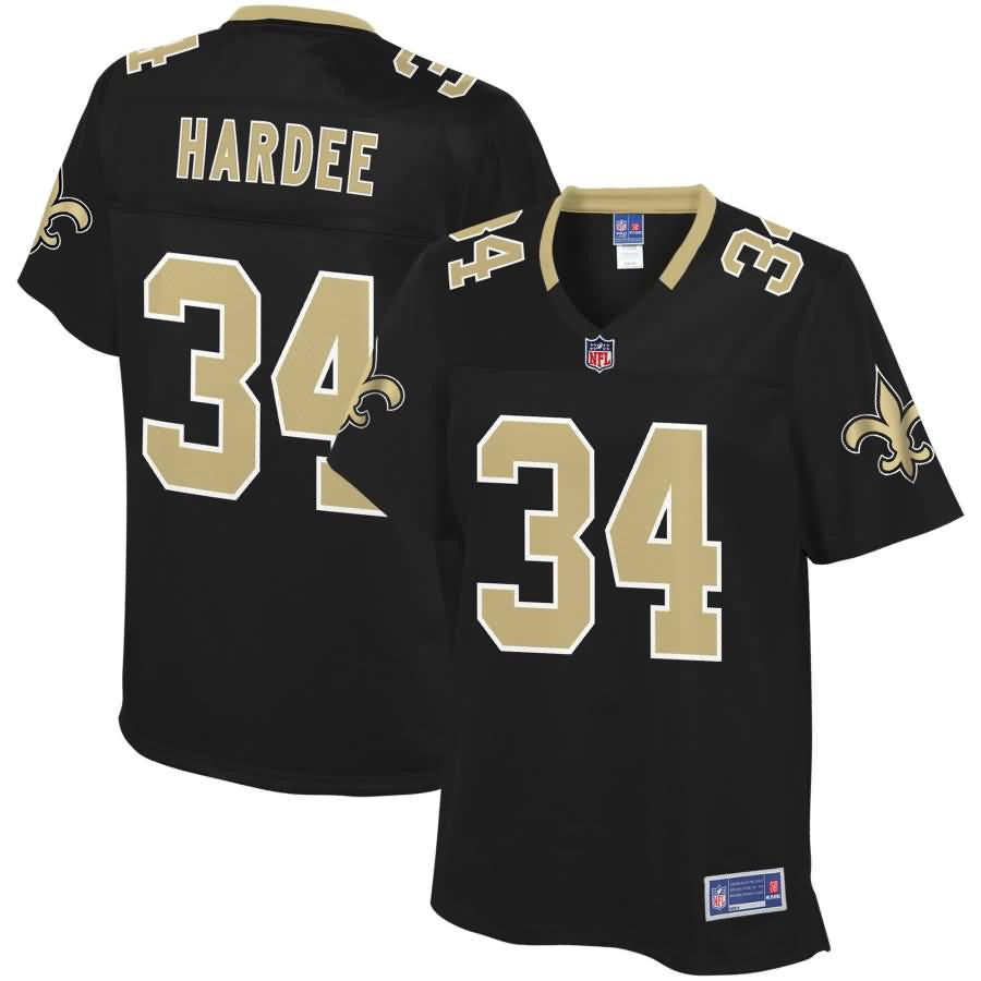 Justin Hardee New Orleans Saints Nfl Pro Line Womens Team Color Player Jersey Black