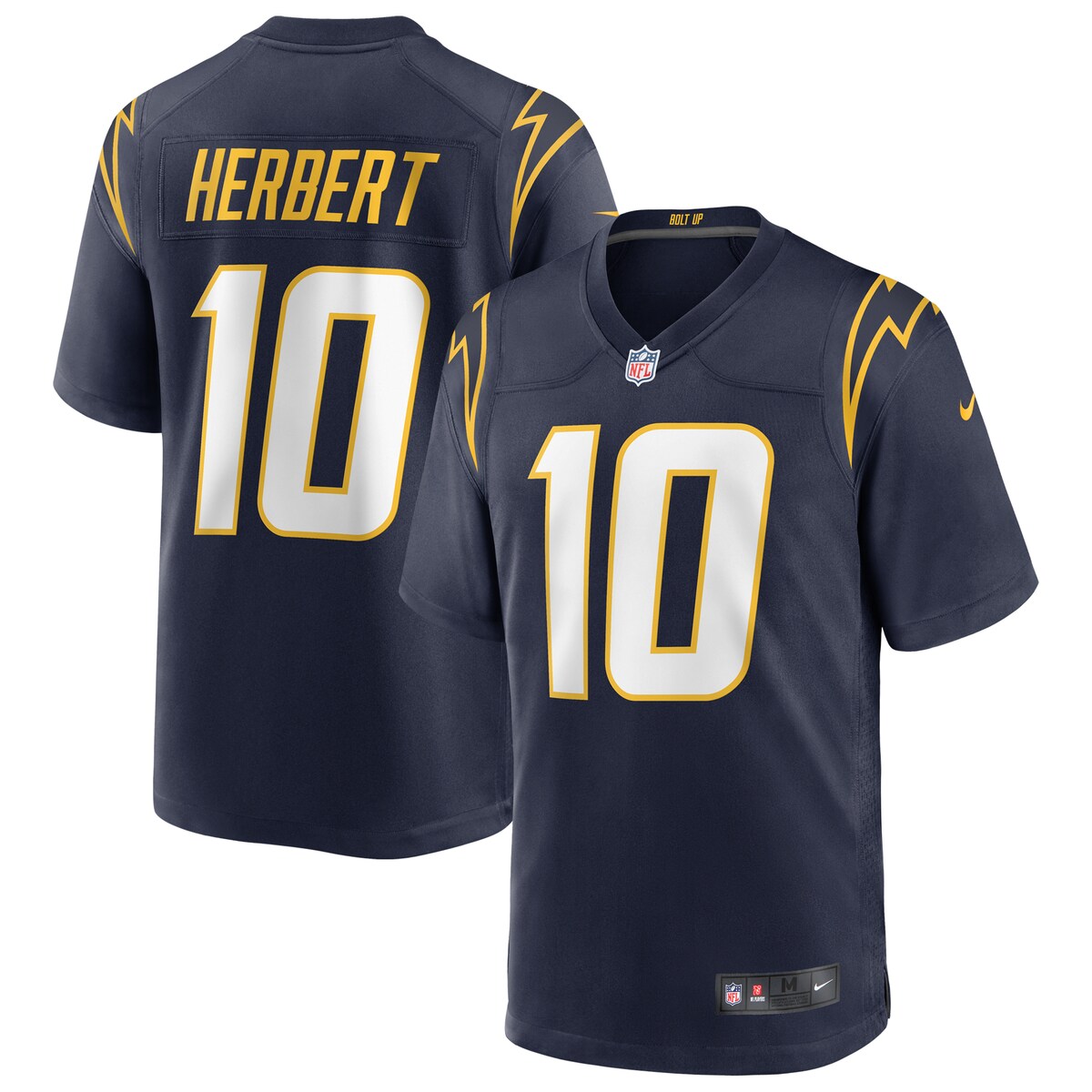 Justin Herbert Los Angeles Chargers Nike Alternate Game Jersey Navy