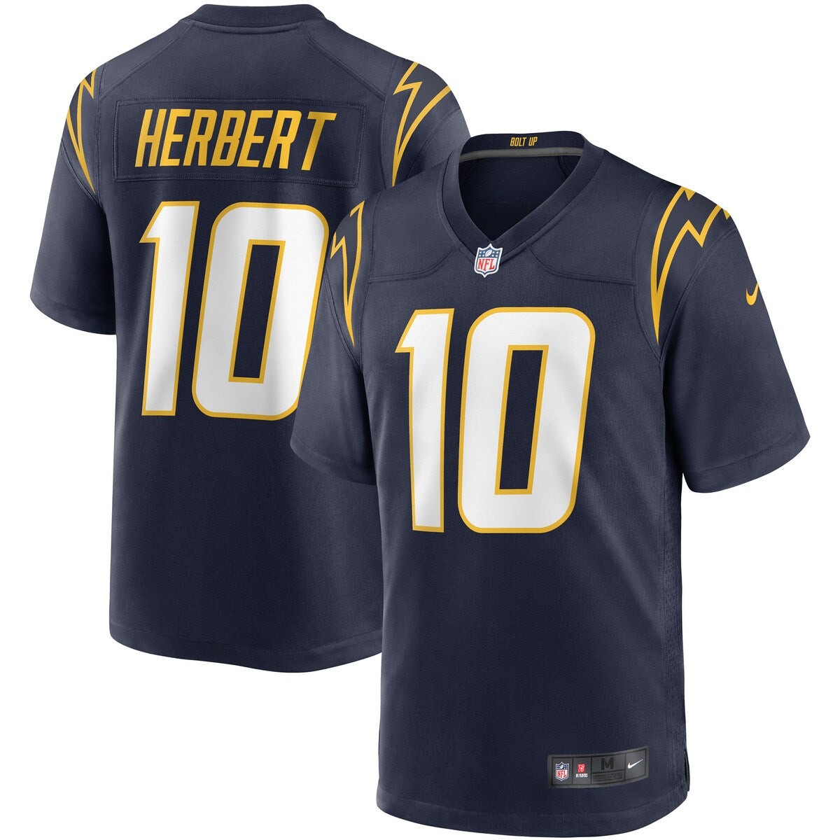 Justin Herbert Los Angeles Chargers Nike Game Jersey Navy