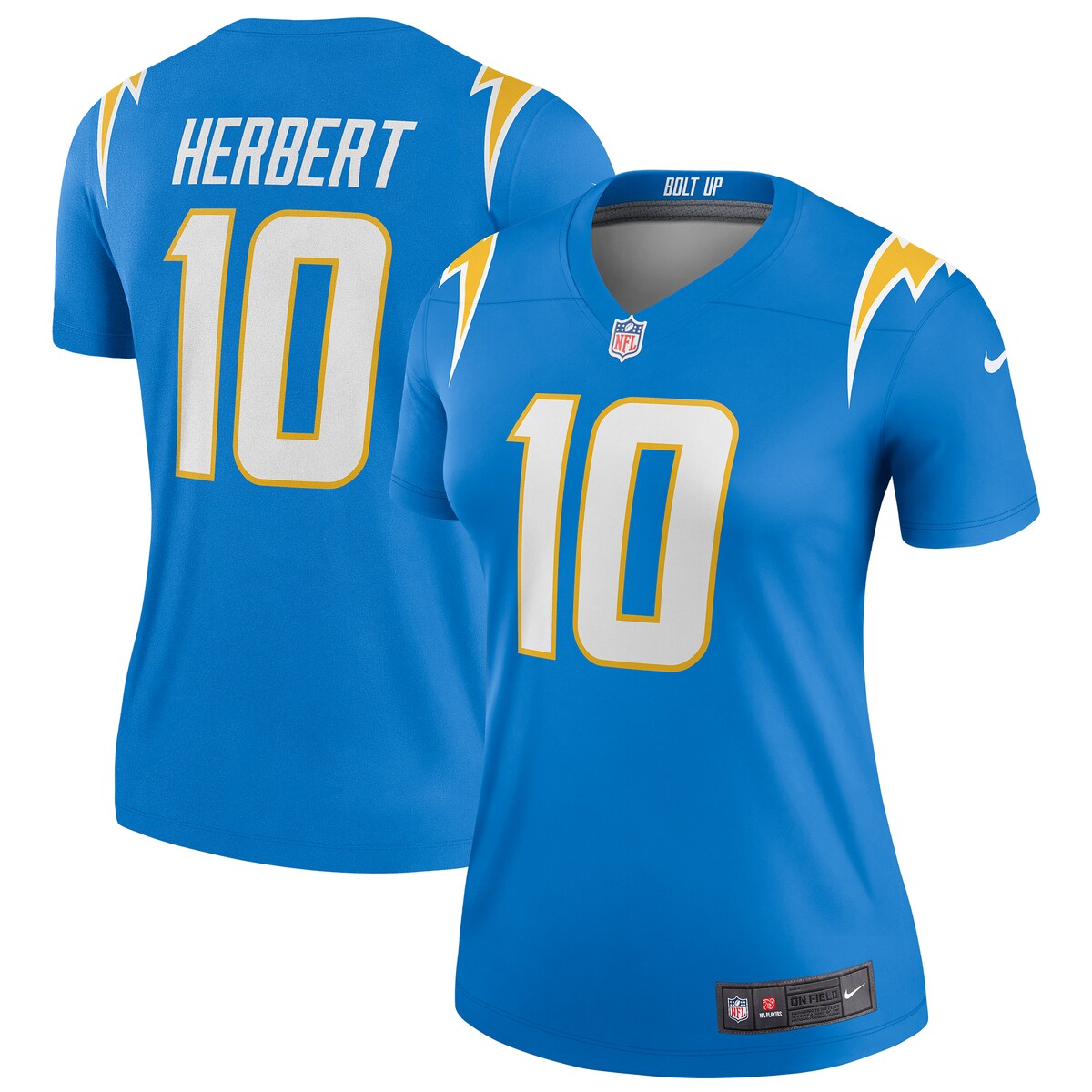 Justin Herbert Los Angeles Chargers Nike Womens Legend Jersey Powder Blue
