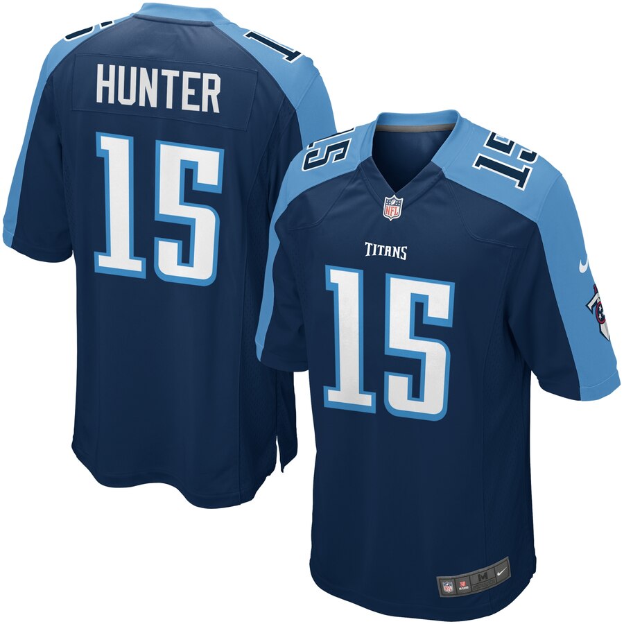 Justin Hunter Tennessee Titans Nike Youth Alternate Game Jersey Navy Blue