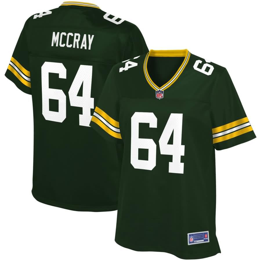Justin Mccray Green Bay Packers Nfl Pro Line Womens Team Color Player Jersey Green