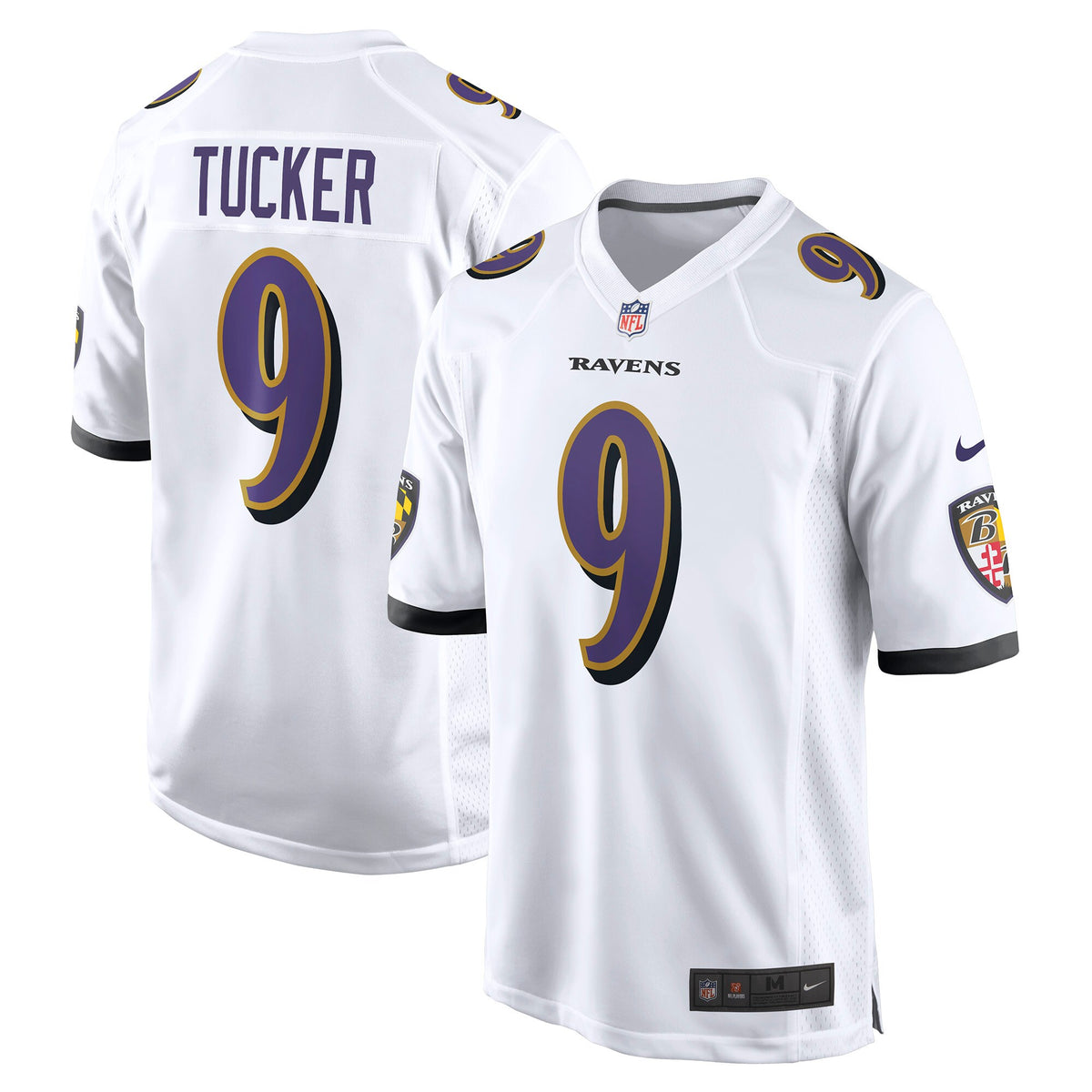 Justin Tucker Baltimore Ravens Nike Game Jersey White