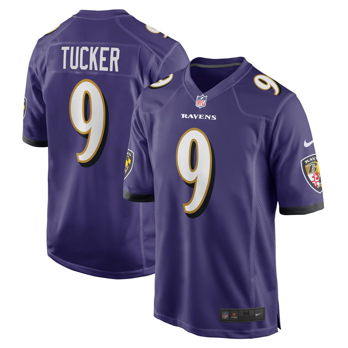 Justin Tucker Baltimore Ravens Nike Game Player Jersey Purple