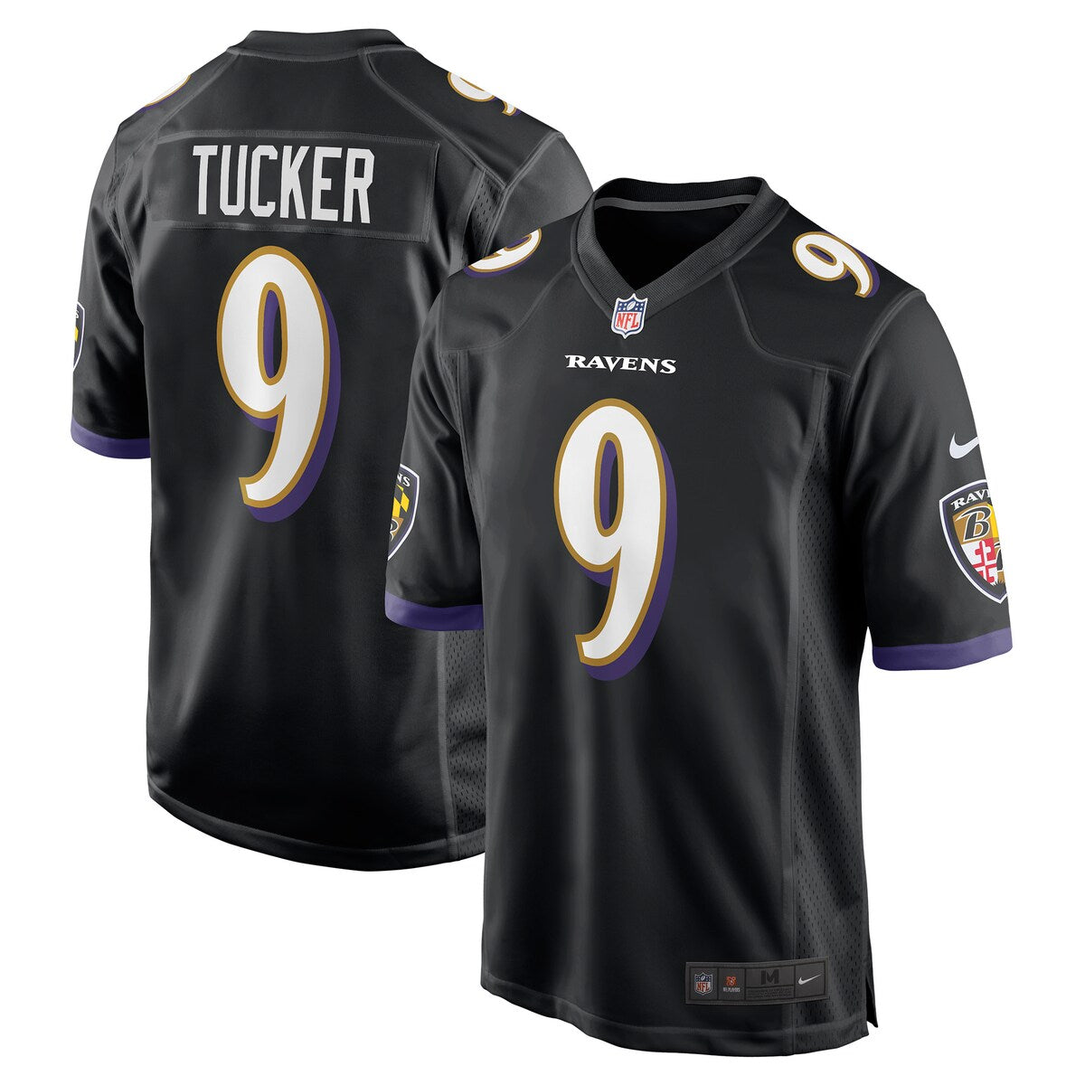 Justin Tucker Baltimore Ravens Nike Player Game Jersey Black