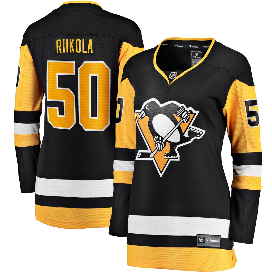 Juuso Riikola Pittsburgh Penguins Fanatics Branded Womens Home Breakaway Player Jersey Black