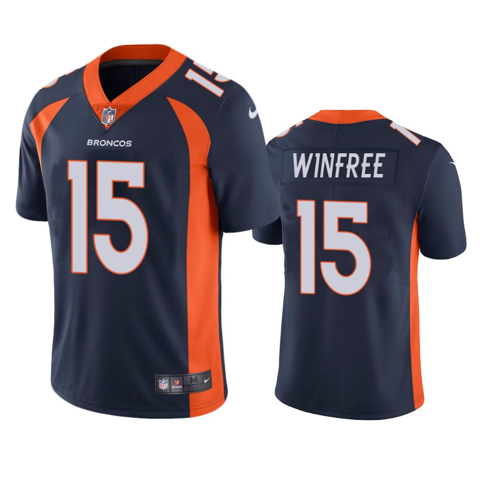 Juwann Winfree Denver Broncos Navy Vapor Limited Jersey