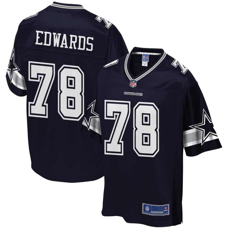 Kadeem Brandedwards Dallas Cowboys Nfl Pro Line Player Jersey Navy