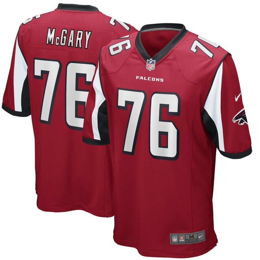 Kaleb Mcgary Atlanta Falcons 2019 Nfl Draft First Round Pick Game Jersey Red 2019
