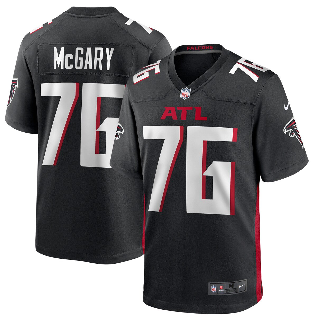 Kaleb Mcgary Atlanta Falcons Nike Game Jersey Black