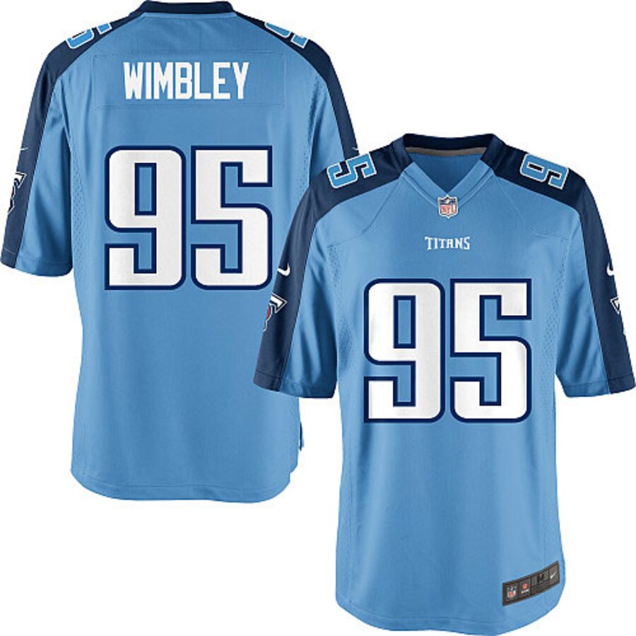 Kamerion Wimbley Tennessee Titans Nike Youth Alternate Game Jersey Light Blue