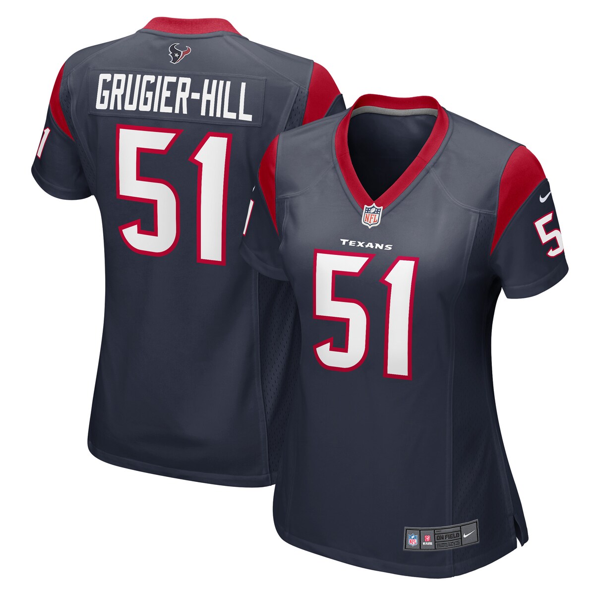 Kamu Grugier hill Houston Texans Nike Womens Game Player Jersey Navy