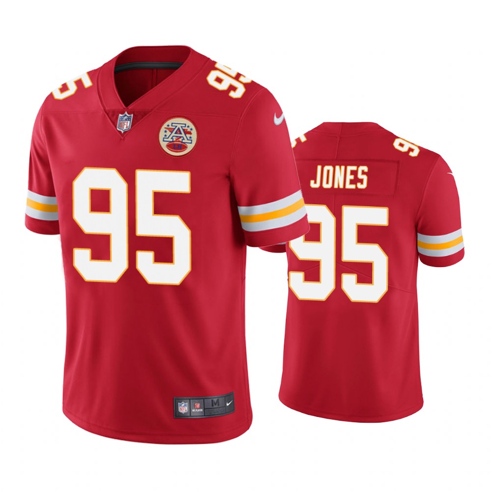 Kansas City Chiefs Chris Jones Red Nike Color Rush Limited Jersey
