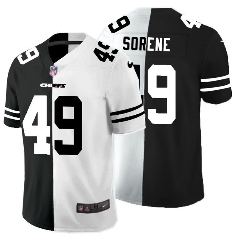 Kansas City Chiefs Daniel Sorensen 49 Nfl 2020 Black And White Jersey