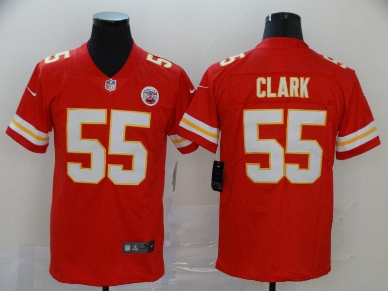 Kansas City Chiefs Frank Clark 55 2020 Nfl Orange Jersey Jersey