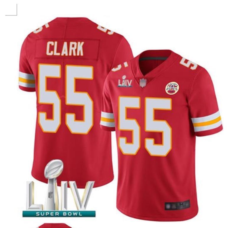 Kansas City Chiefs Frank Clark 55 Nfl Red Jersey Jersey
