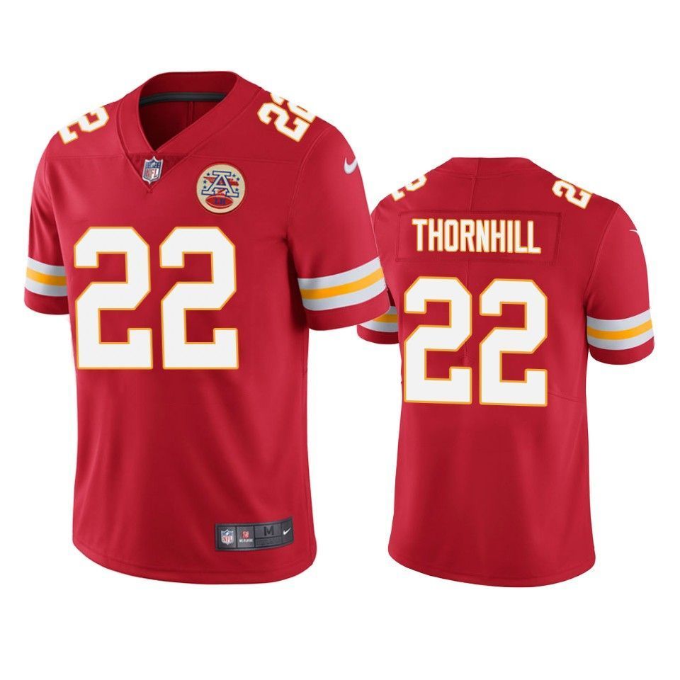 Kansas City Chiefs Juan Thornhill 2019 Nfl Draft Red Vapor Limited Jersey