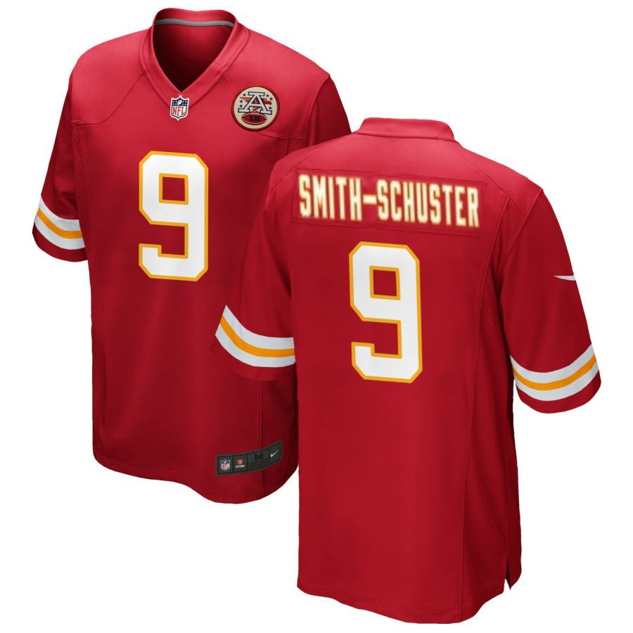 Kansas City Chiefs Juju Smith schuster 9 Nfl Red Team Game Jersey Gift For Chiefs Fans