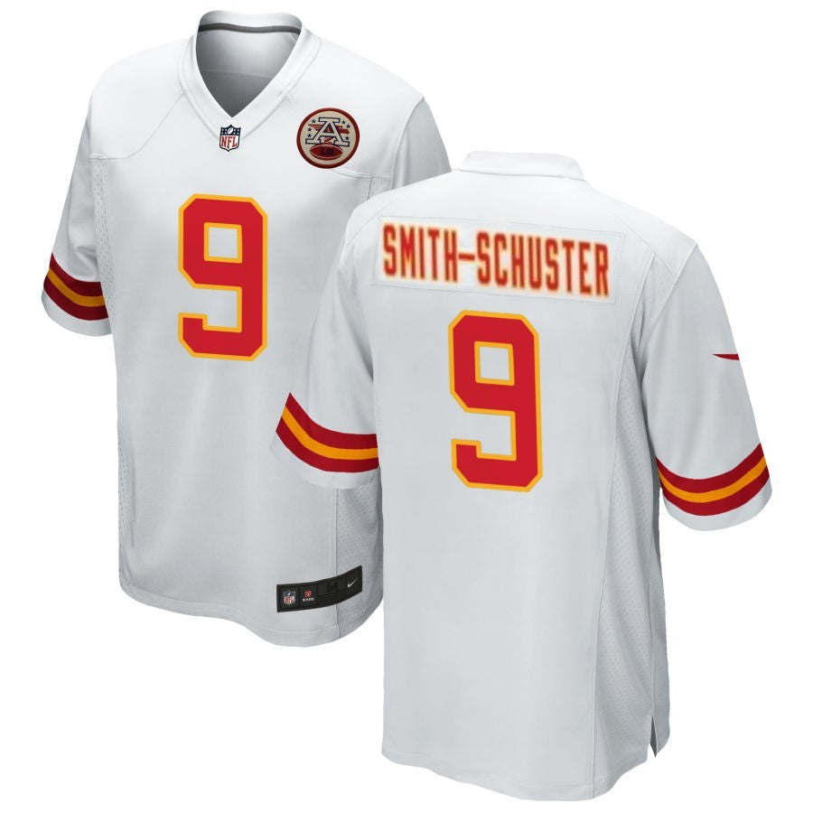 Kansas City Chiefs Juju Smith schuster 9 Nfl White Game Jersey Gift For Chiefs Fans