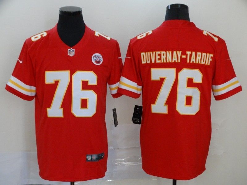 Kansas City Chiefs Laurent Duvernay tardif 76 Nfl Red Jersey Jersey