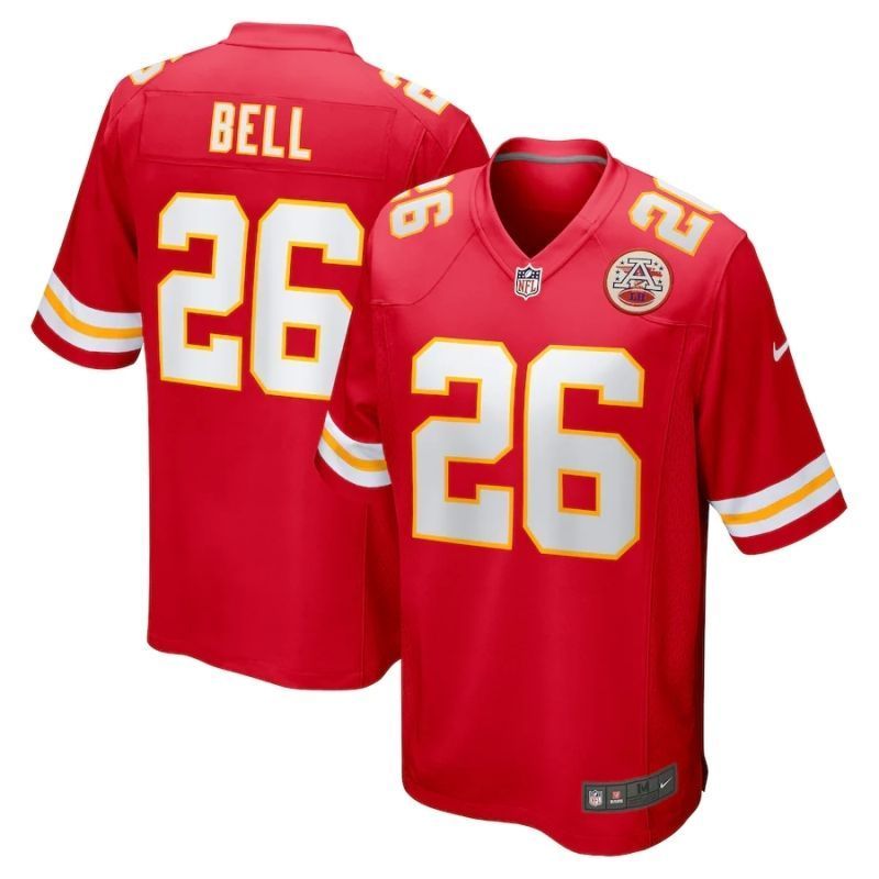 Kansas City Chiefs Leveon Bell 26 Nfl 2020 Red Jersey