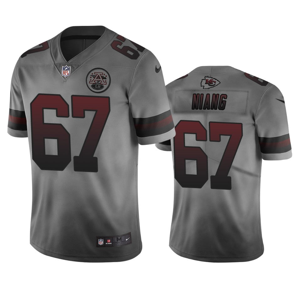 Kansas City Chiefs Lucas Niang Smoky City Edition Vapor Limited Jersey