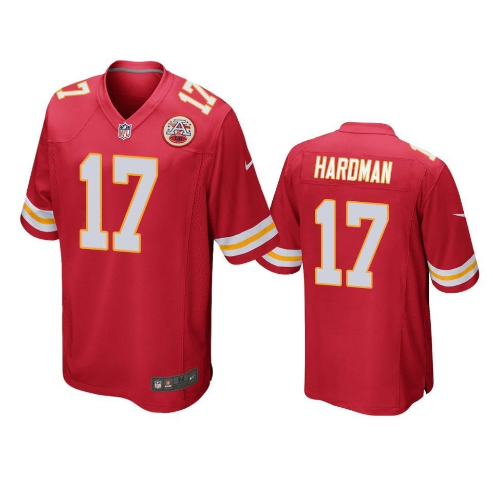 Kansas City Chiefs Mecole Hardman 2019 Nfl Draft Red Game Jersey