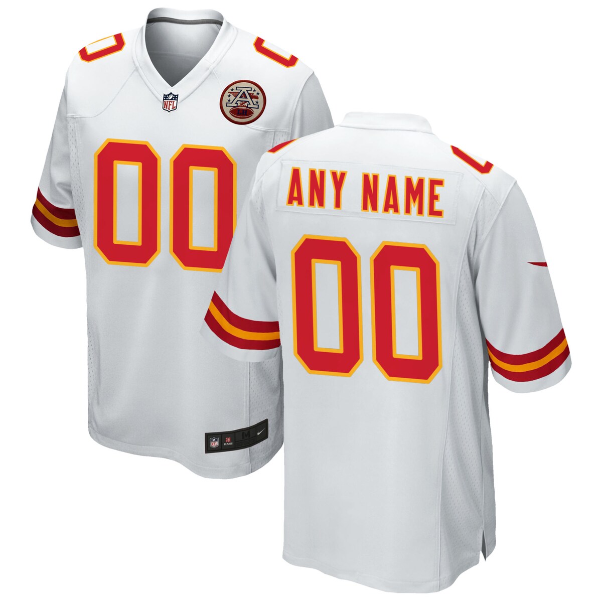 Kansas City Chiefs Nike Custom Game Jersey White